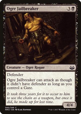 Ogre Jailbreaker [Modern Masters 2017] | Mega City Incorporated