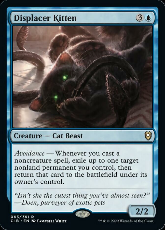 Displacer Kitten [Commander Legends: Battle for Baldur's Gate] | Mega City Incorporated