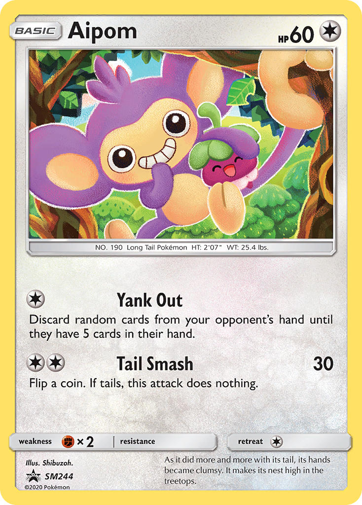 Aipom (SM244) [Sun & Moon: Black Star Promos] | Mega City Incorporated