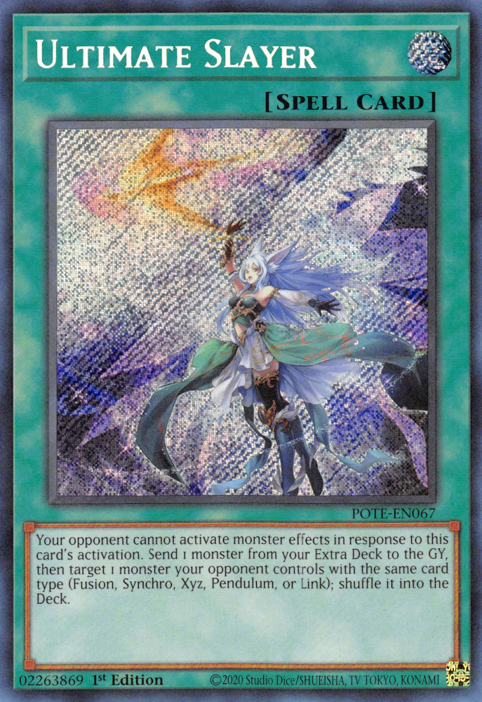 Ultimate Slayer [POTE-EN067] Secret Rare | Mega City Incorporated