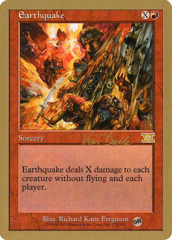 Earthquake (Kai Budde) (SB) [World Championship Decks 1999] | Mega City Incorporated