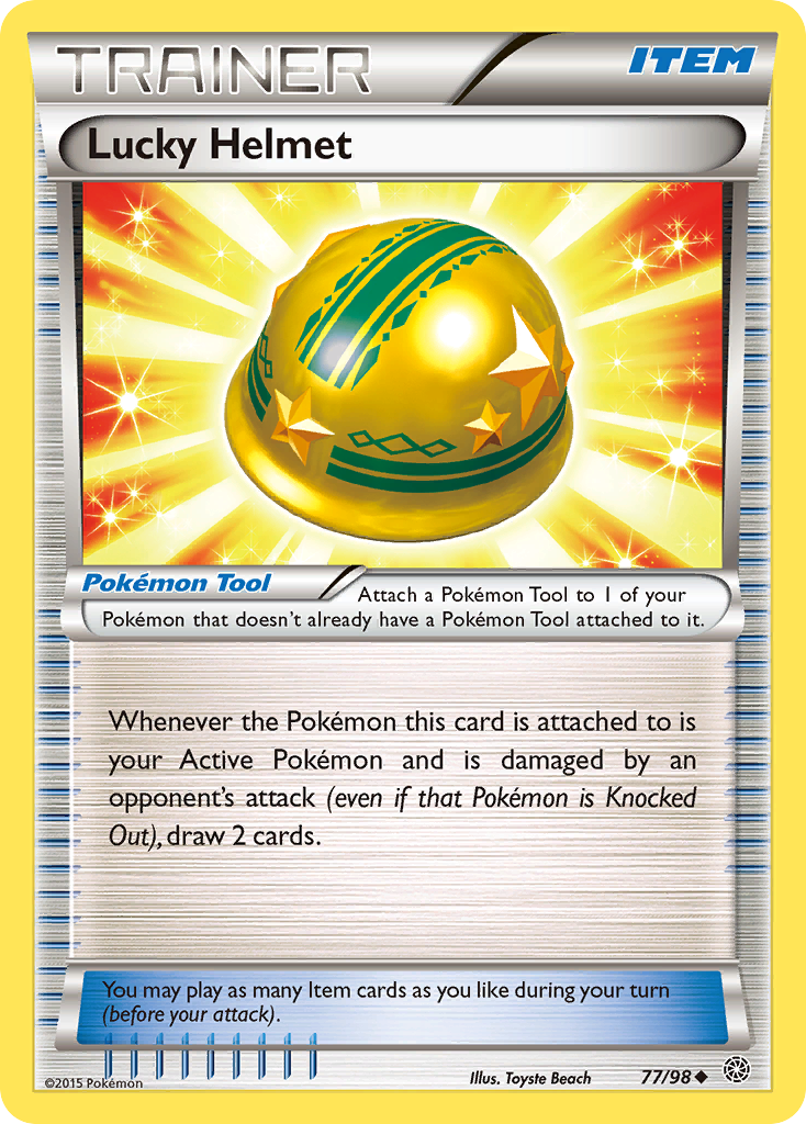 Lucky Helmet (77/98) [XY: Ancient Origins] | Mega City Incorporated