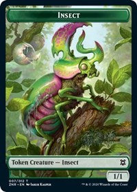 Insect // Kor Warrior Double-sided Token [Zendikar Rising Tokens] | Mega City Incorporated