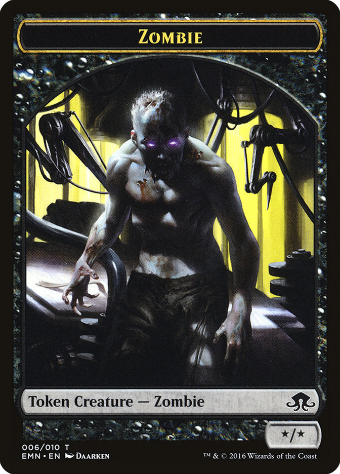 Zombie (006/010) [Eldritch Moon Tokens] | Mega City Incorporated