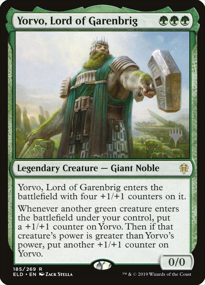 Yorvo, Lord of Garenbrig (Promo Pack) [Throne of Eldraine Promos] | Mega City Incorporated