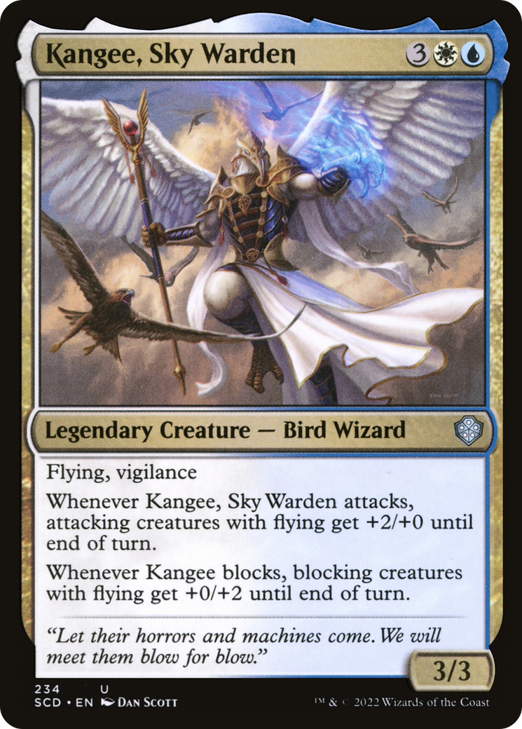 Kangee, Sky Warden [Starter Commander Decks] | Mega City Incorporated