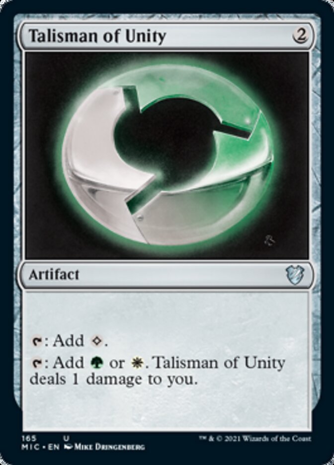 Talisman of Unity [Innistrad: Midnight Hunt Commander] | Mega City Incorporated