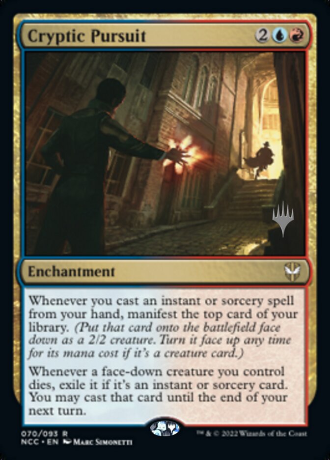 Cryptic Pursuit (Promo Pack) [Streets of New Capenna Commander Promos] | Mega City Incorporated