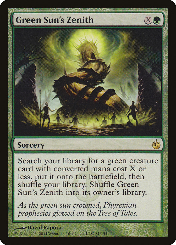 Green Sun's Zenith [Mirrodin Besieged] | Mega City Incorporated