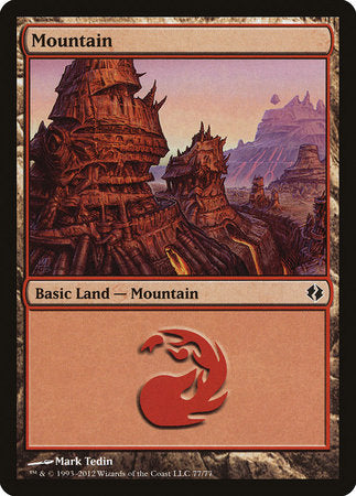 Mountain (77) [Duel Decks: Venser vs. Koth] | Mega City Incorporated