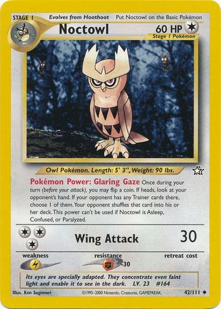 Noctowl (42/111) [Neo Genesis Unlimited] | Mega City Incorporated