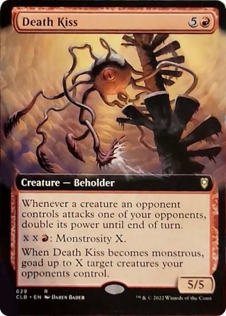 Death Kiss (Extended Art) [Commander Legends: Battle for Baldur's Gate] | Mega City Incorporated