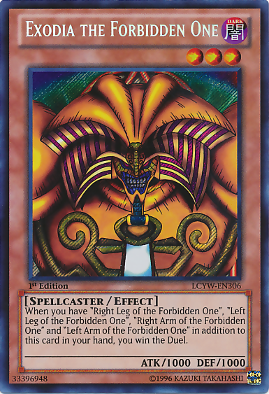 Exodia the Forbidden One [LCYW-EN306] Secret Rare | Mega City Incorporated