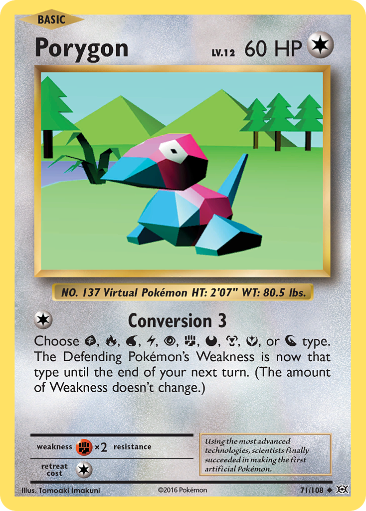 Porygon (71/108) [XY: Evolutions] | Mega City Incorporated