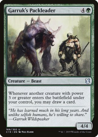 Garruk's Packleader [Commander 2019] | Mega City Incorporated