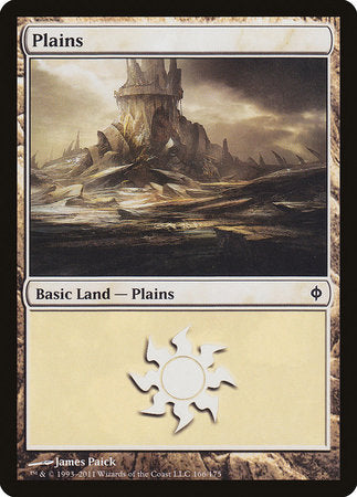 Plains (166) [New Phyrexia] | Mega City Incorporated