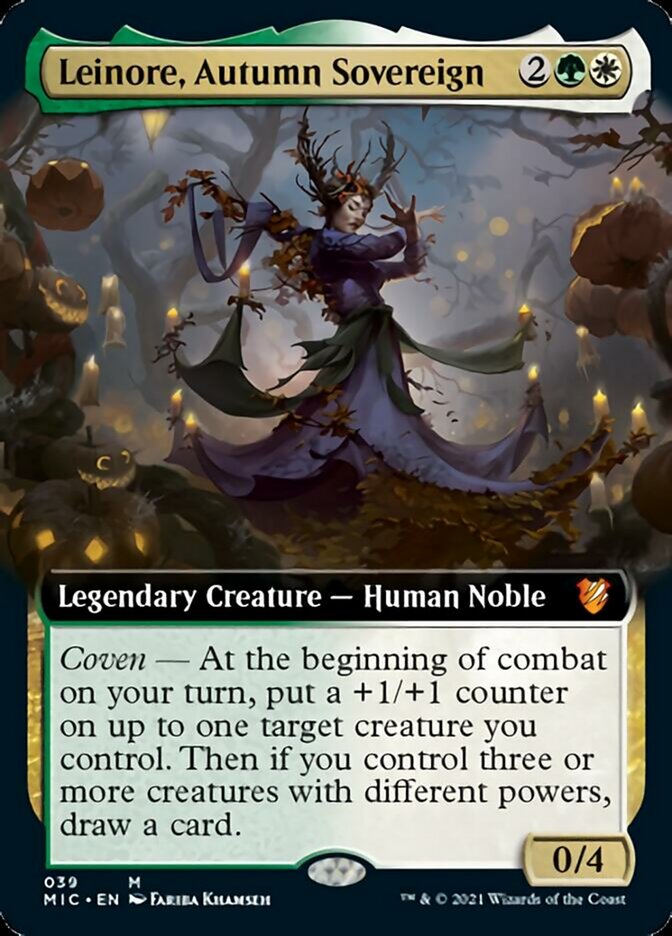 Leinore, Autumn Sovereign (Extended) [Innistrad: Midnight Hunt Commander] | Mega City Incorporated