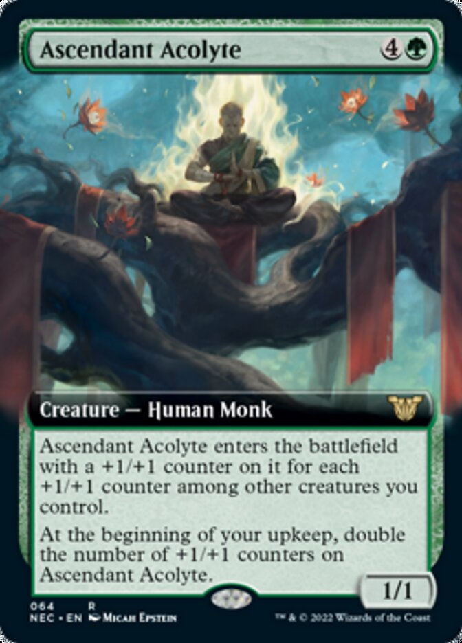 Ascendant Acolyte (Extended) [Kamigawa: Neon Dynasty Commander] | Mega City Incorporated