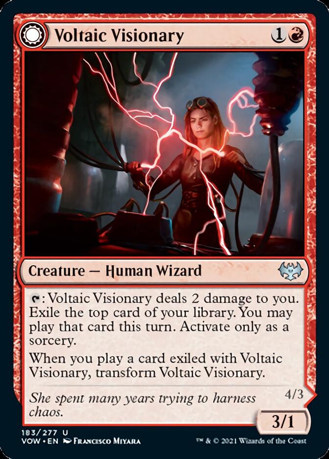 Voltaic Visionary // Volt-Charged Berserker [Innistrad: Crimson Vow] | Mega City Incorporated