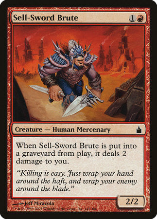 Sell-Sword Brute [Ravnica: City of Guilds] | Mega City Incorporated