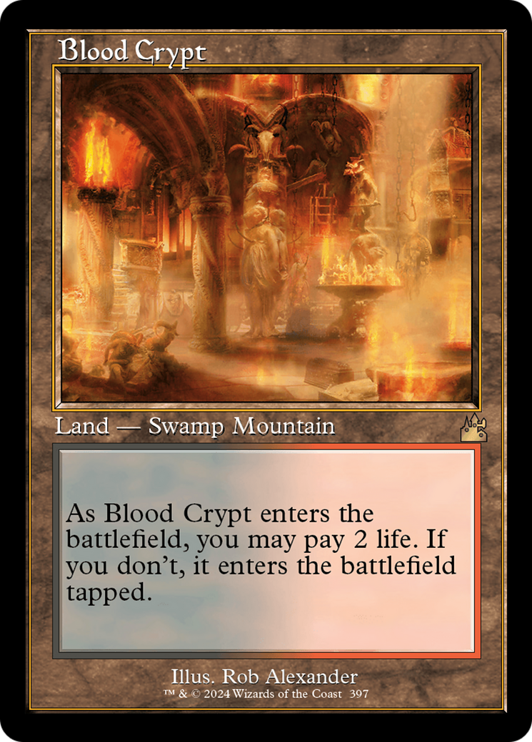 Blood Crypt (Retro) [Ravnica Remastered] | Mega City Incorporated