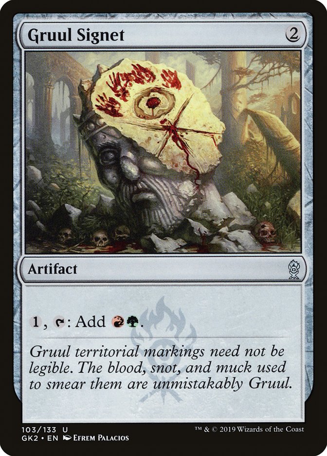 Gruul Signet [Ravnica Allegiance Guild Kit] | Mega City Incorporated