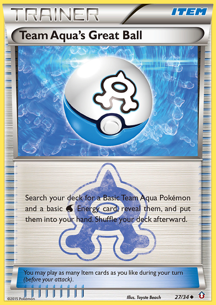 Team Aqua's Great Ball (27/34) [XY: Double Crisis] | Mega City Incorporated