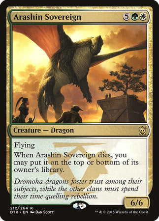 Arashin Sovereign [Dragons of Tarkir] | Mega City Incorporated