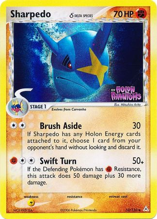 Sharpedo (53/110) (Delta Species) (Stamped) [EX: Holon Phantoms] | Mega City Incorporated