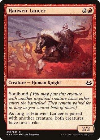 Hanweir Lancer [Modern Masters 2017] | Mega City Incorporated