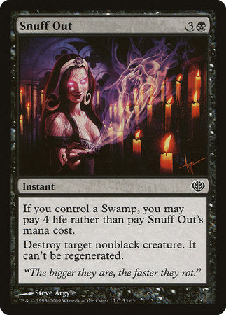 Snuff Out [Duel Decks: Garruk vs. Liliana] | Mega City Incorporated