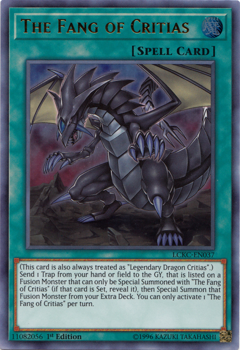 The Fang of Critias [LCKC-EN037] Ultra Rare | Mega City Incorporated