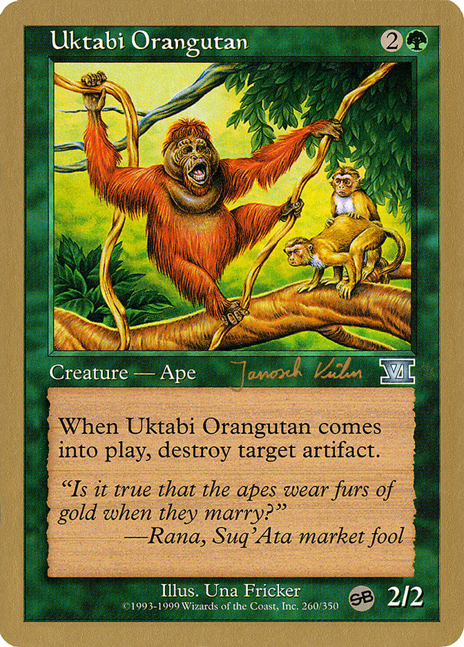 Uktabi Orangutan (Janosch Kuhn) (SB) [World Championship Decks 2000] | Mega City Incorporated