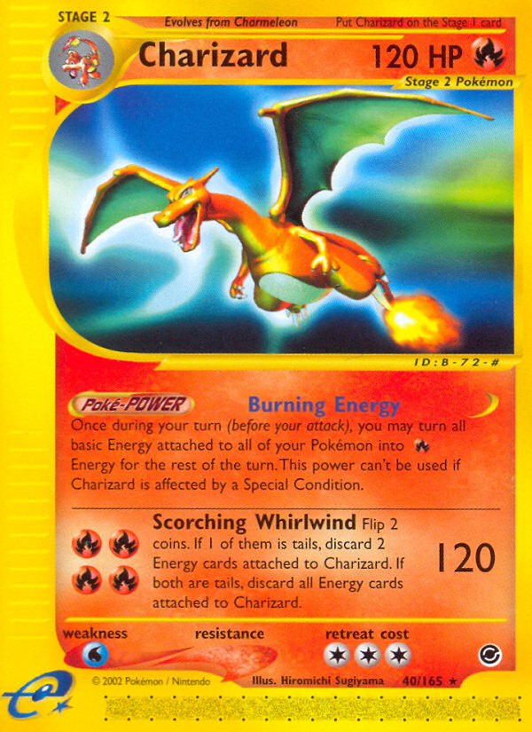 Charizard (40/165) [Expedition: Base Set] | Mega City Incorporated