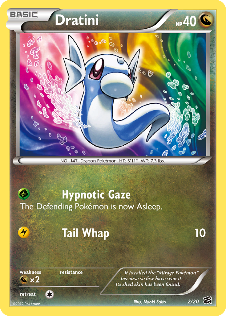 Dratini (2/20) [Black & White: Dragon Vault] | Mega City Incorporated