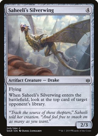 Saheeli's Silverwing [War of the Spark] | Mega City Incorporated