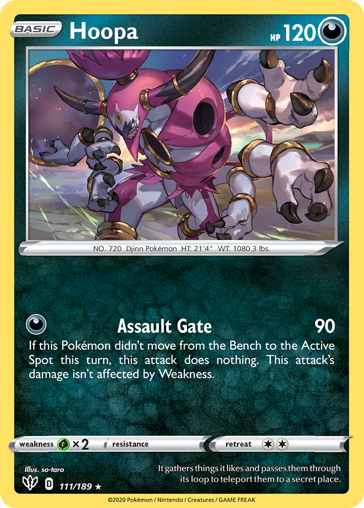 Hoopa (111/189) [Sword & Shield: Darkness Ablaze] | Mega City Incorporated