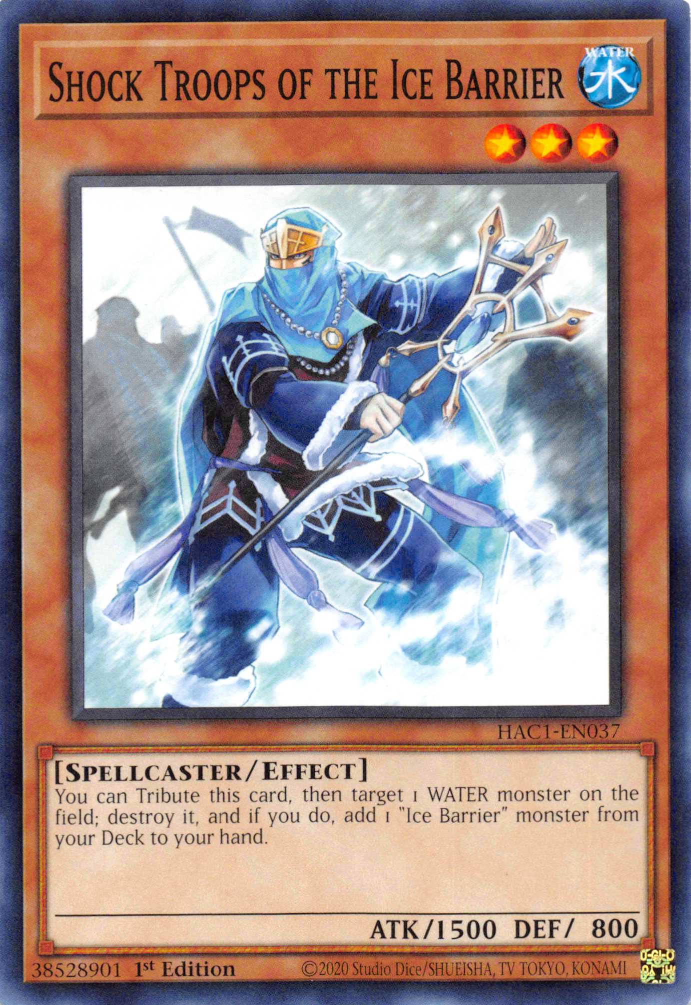 Shock Troops of the Ice Barrier [HAC1-EN037] Common | Mega City Incorporated