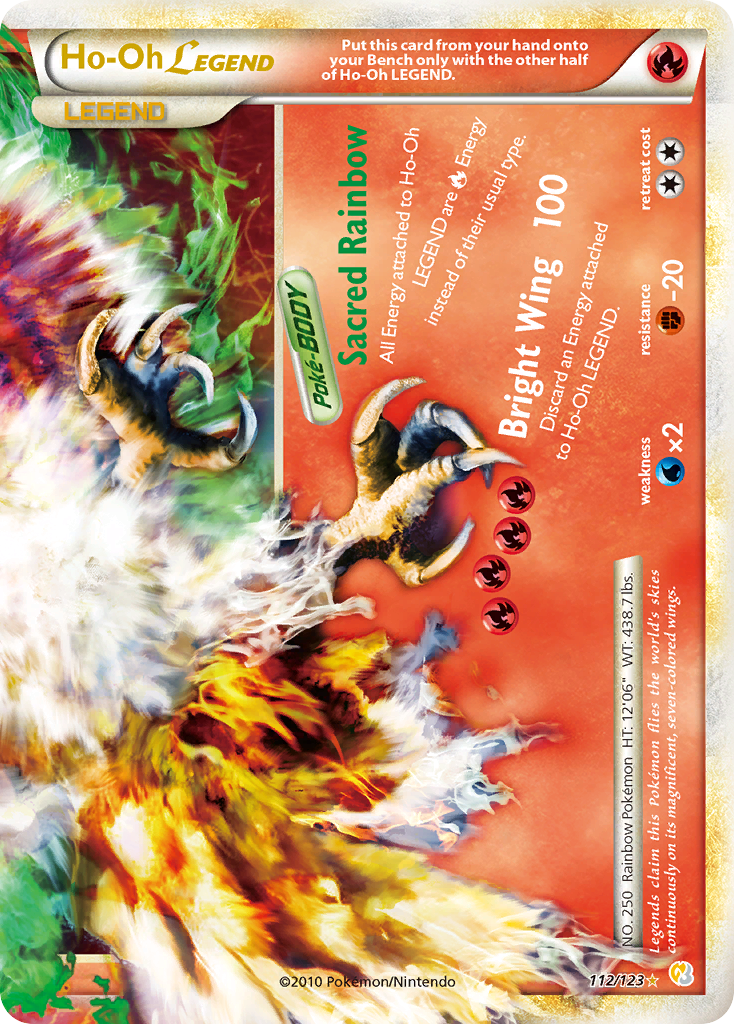 Ho-Oh LEGEND (112/123) [HeartGold & SoulSilver: Base Set] | Mega City Incorporated