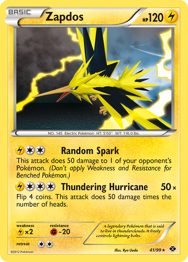 Zapdos (41/99) [Black & White: Next Destinies] | Mega City Incorporated