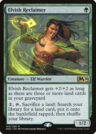 Elvish Reclaimer [Core Set 2020 Promos] | Mega City Incorporated