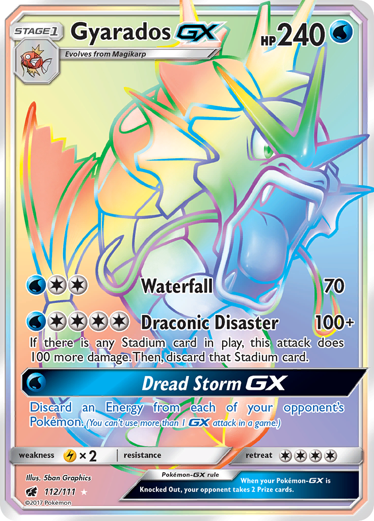 Gyarados GX (112/111) [Sun & Moon: Crimson Invasion] | Mega City Incorporated