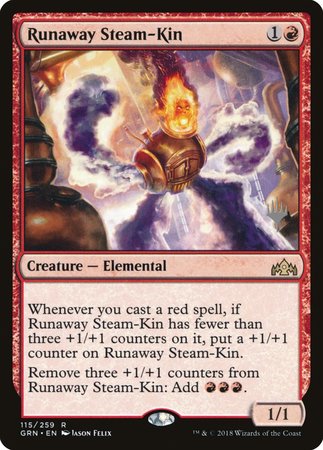 Runaway Steam-Kin [Guilds of Ravnica Promos] | Mega City Incorporated