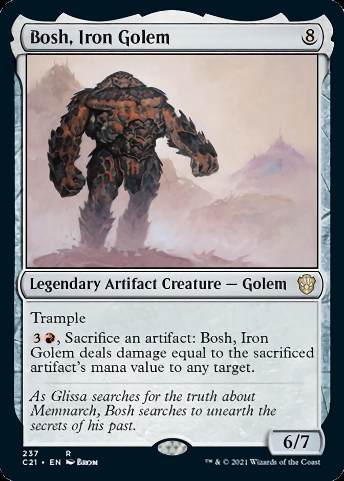 Bosh, Iron Golem [Commander 2021] | Mega City Incorporated