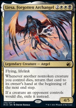 Liesa, Forgotten Archangel (Promo Pack) [Innistrad: Midnight Hunt Promos] | Mega City Incorporated