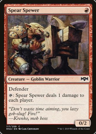 Spear Spewer [Ravnica Allegiance] | Mega City Incorporated