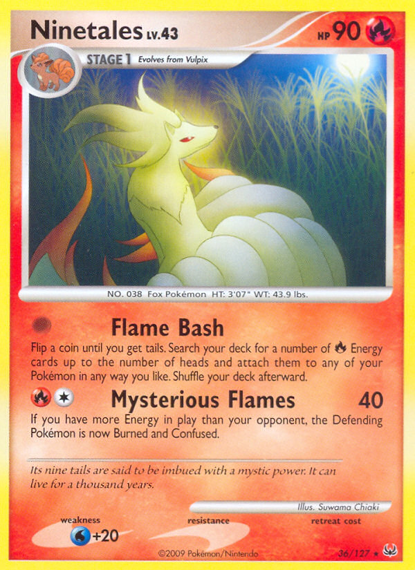 Ninetales (36/127) [Platinum: Base Set] | Mega City Incorporated