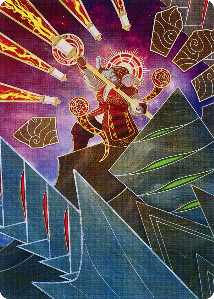 Quintorius, Loremaster Art Card (63) [March of the Machine Art Series] | Mega City Incorporated