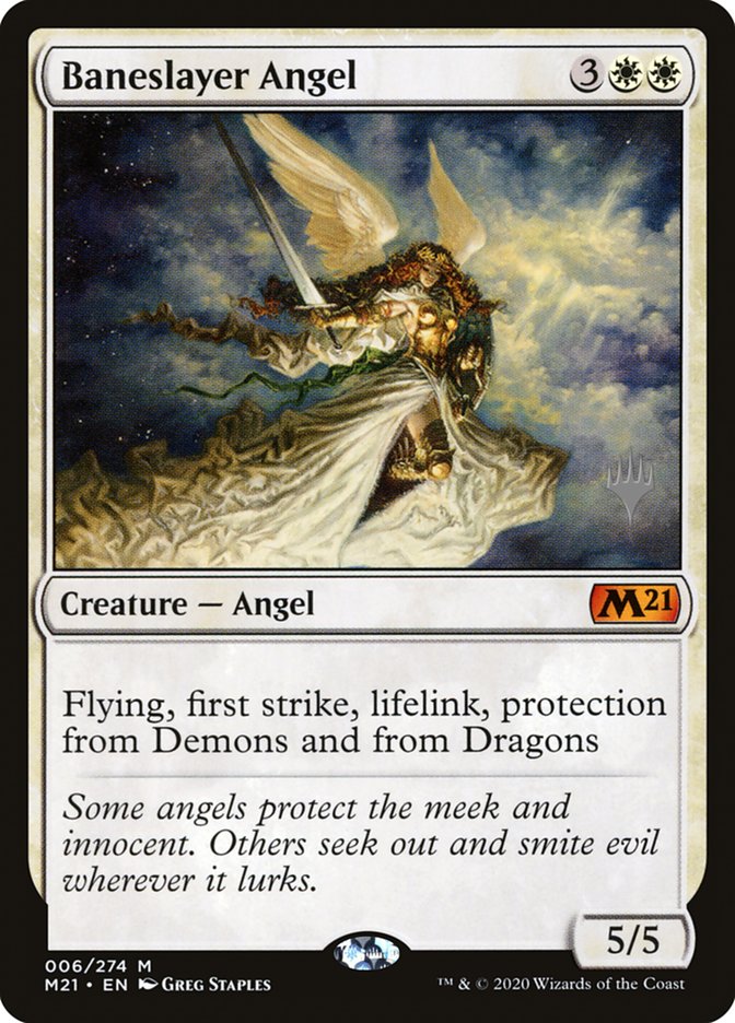 Baneslayer Angel (Promo Pack) [Core Set 2021 Promos] | Mega City Incorporated