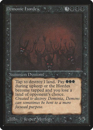 Demonic Hordes [Limited Edition Beta] | Mega City Incorporated